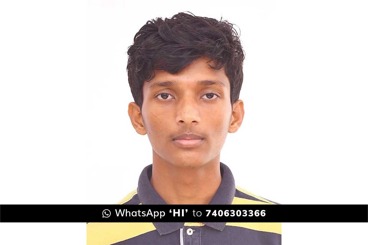 18Jun24Sa Sidlaghatta son of Farmer D Kishan secured JEE Rank and Selected to IIT