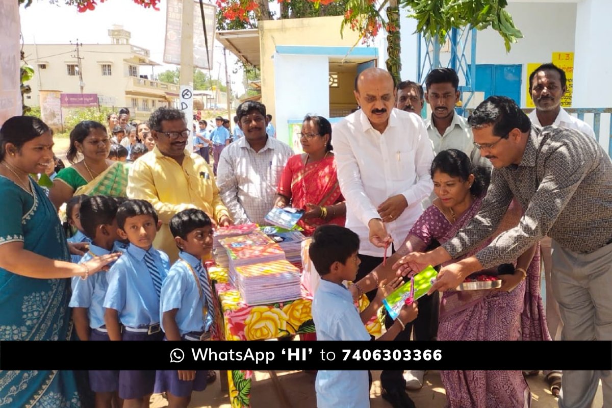 1Jun24Sa Sidlaghatta Malamachanahalli Government School Opening