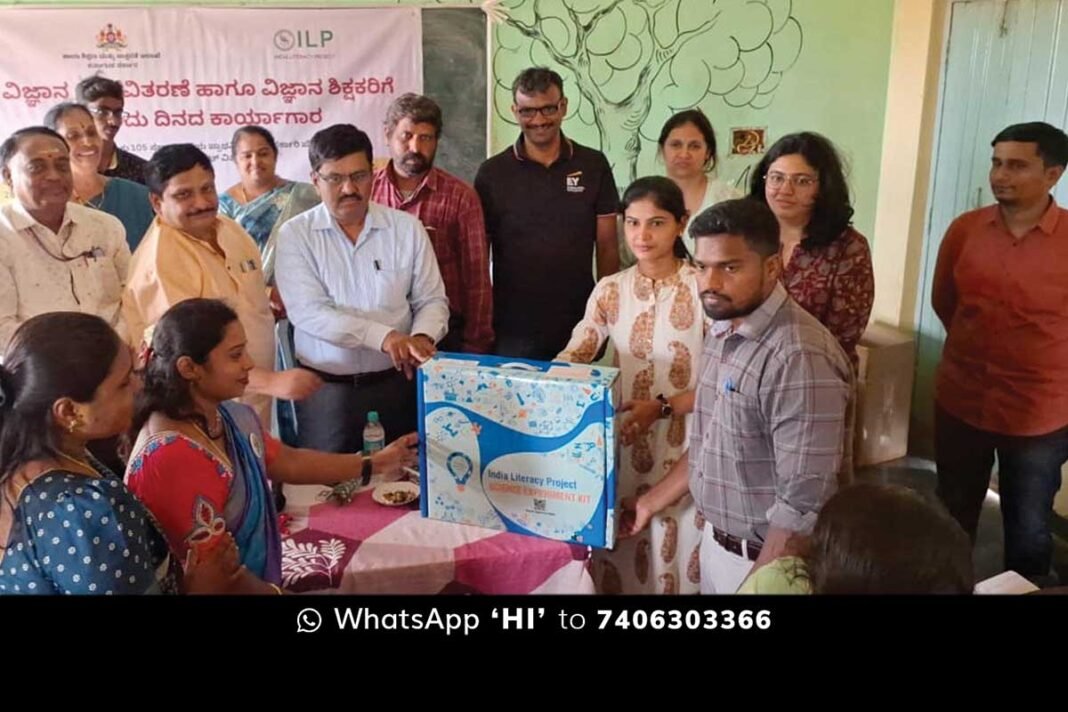 Sidlaghatta Government School Science Kit Distribution