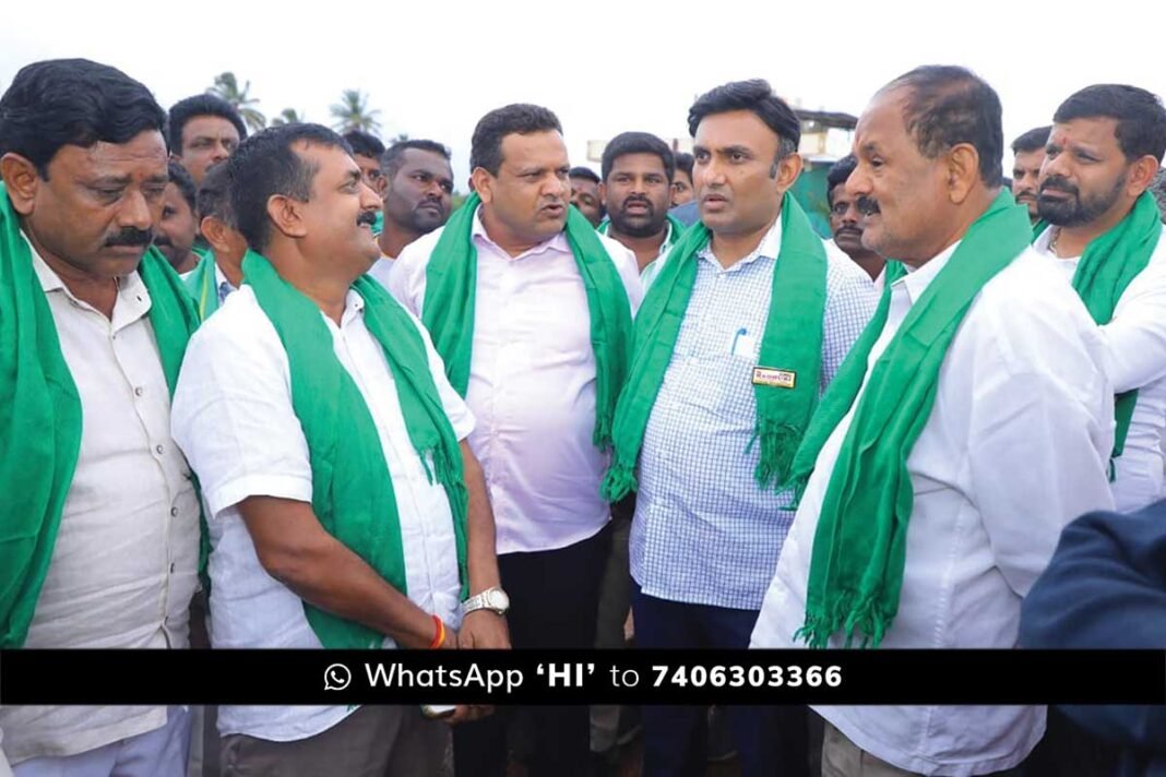 Sidlaghatta KIADB Land MP Dr K Sudhakar Visit
