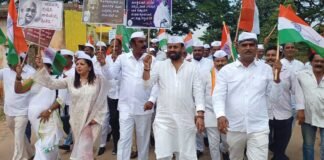 Sidlaghatta Congress Gandhi Jayanti March