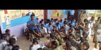 Sidlaghatta Rubik's Cube workshop for students