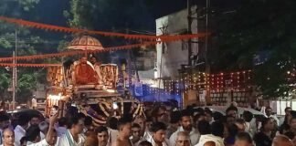 Sidlaghatta Sringeri sharadha peetha shobhayatre