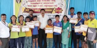 Sidlaghatta Gnana Jyothi School students Selected got State Level Competion