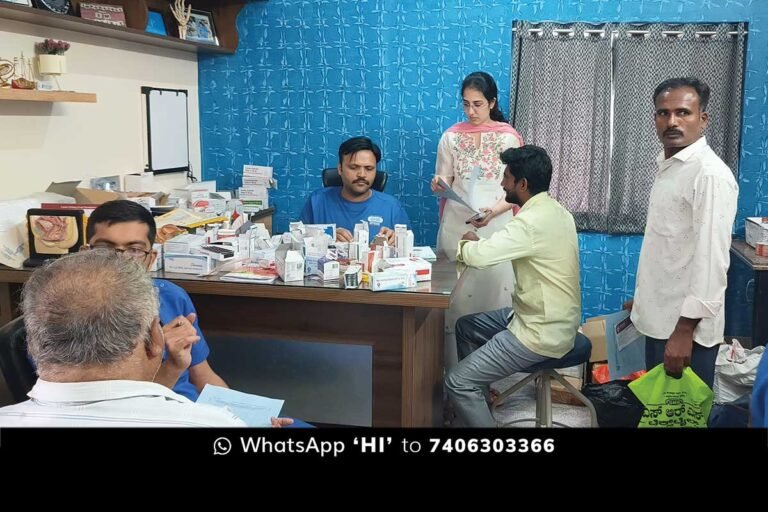 Sidlaghatta Mallur Gowramma Mallishetty Health Centre health camp