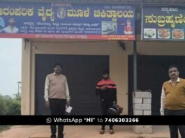 Sidlaghatta Unauthorised Clinic close
