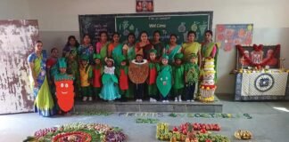 Sidlaghatta BGS School Fruits and Vegetables Day Fancy Dress