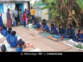 Sidlaghatta Veerapura School Children's Market