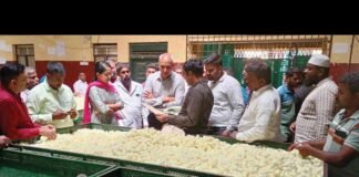 Sidlaghatta Silk Cocoon Market Inspection