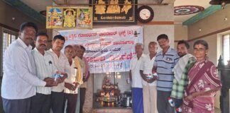 Sidlaghatta Shivratri Gangajal Distribution