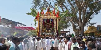 Sidlaghatta Gudihalli Someshwaraswamy brahmarathotsava
