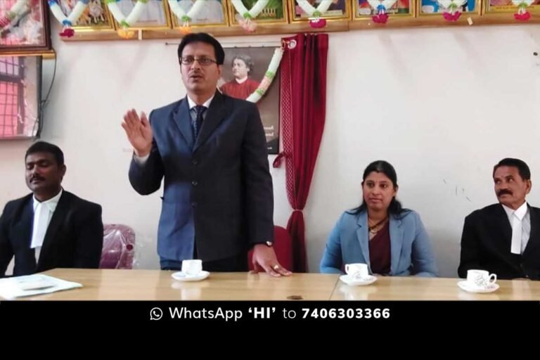 Sidlaghatta Lok Adalat Preparation Meeting