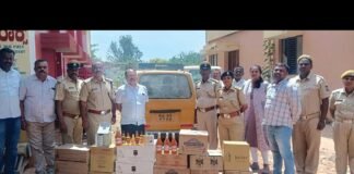 Sidlaghatta Illegal Goa Alcohol seized