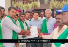 Sidlaghatta Farmers Protest firing
