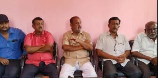 Sidlaghatta ex MLA M Rajanna Press meet