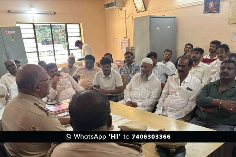 Sidlaghatta Shobha Yatre Peace Meeting