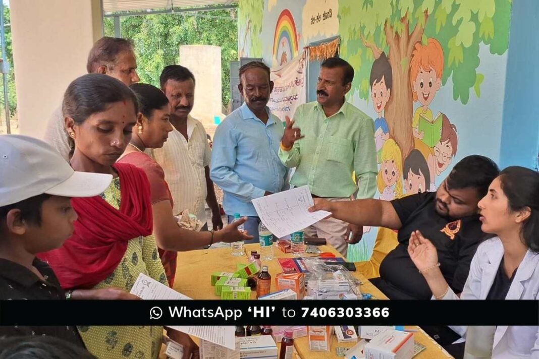 Sidlaghatta Shettyhalli Free Health Camp