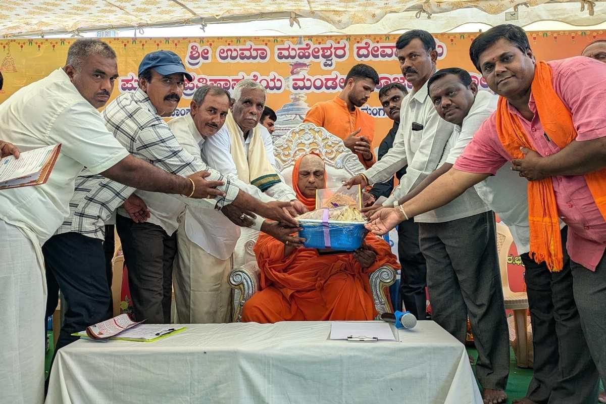 17juns2 Sidlaghatta Melur Temple Mandala Pooja