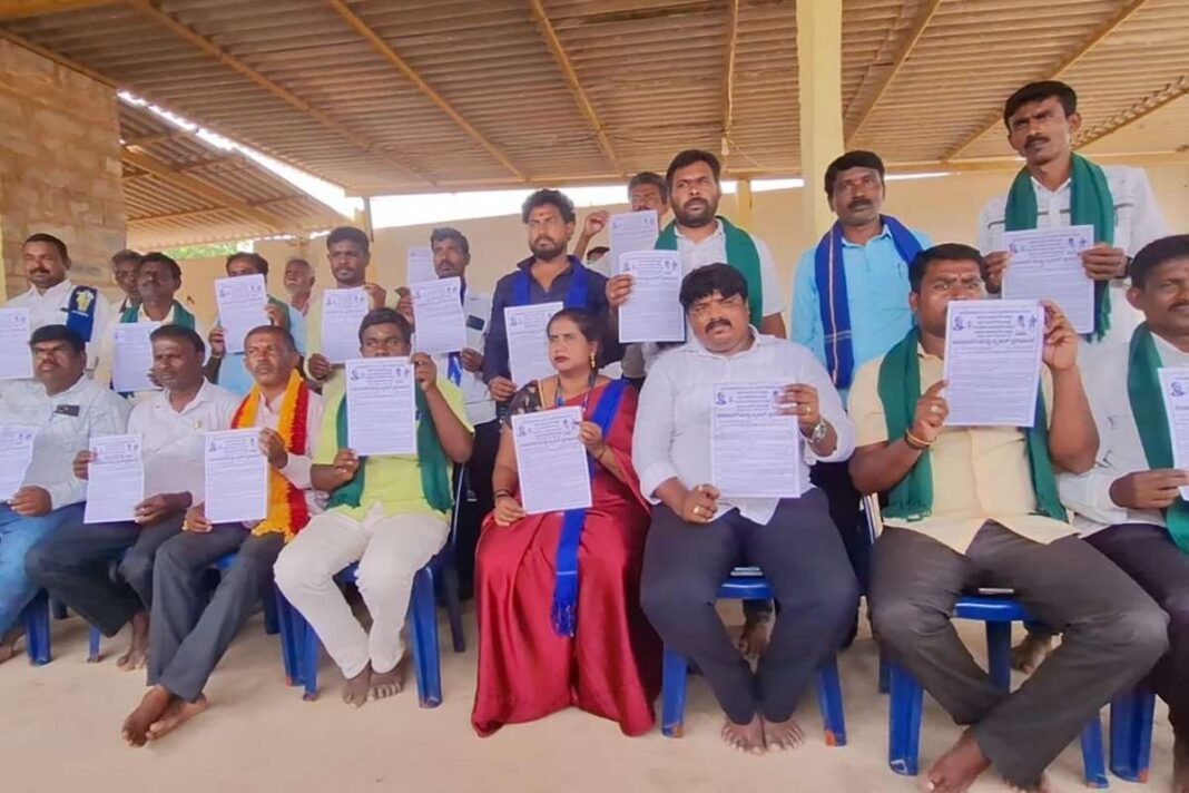 Sidlaghatta june 30 farmers protest