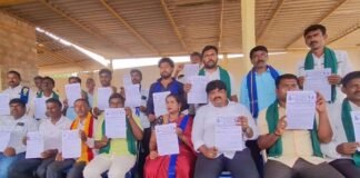 Sidlaghatta june 30 farmers protest