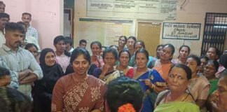 Anganwadi Workers Protest over Election Duty