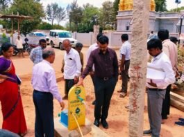 Sidlaghatta Jal jeevan Mission CEO Inspection