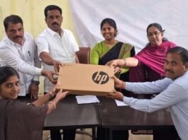 Sidlaghatta Village Accountant Laptop Distribution