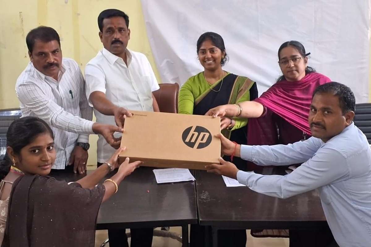 Sidlaghatta Village Accountant Laptop Distribution