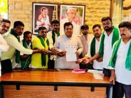 Sidlaghatta Jangamakote KIADB Farmers Land MB Patil