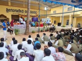 Sidlaghatta Melur Govt school Vanamahotsava