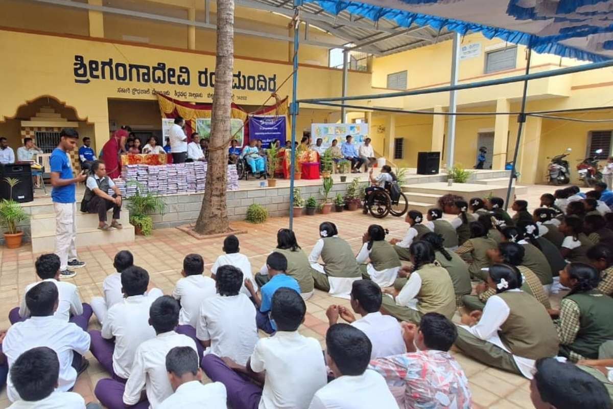 5julys2 Sidlaghatta Melur Govt school Vanamahotsava