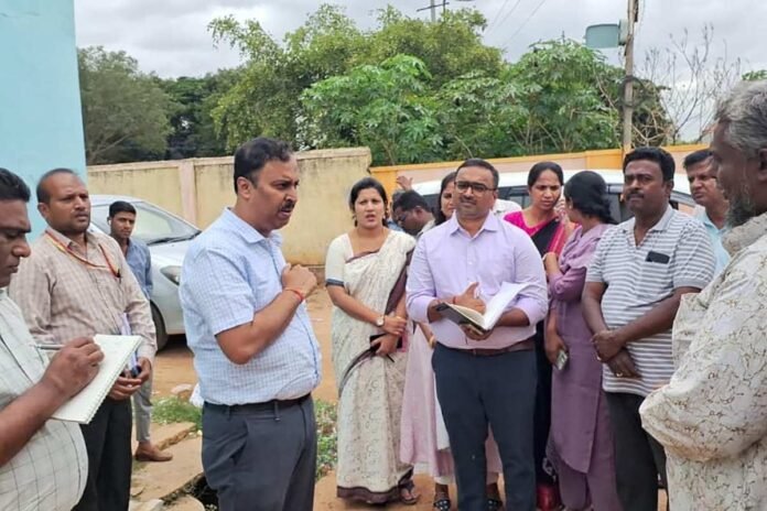 Sidlaghatta govt regional imbalance study team visit