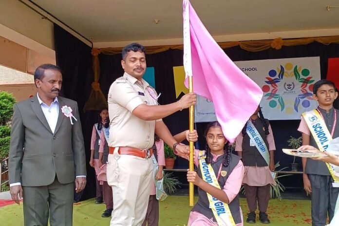 Dolphin's Public School sidlaghatta investiture Ceremony