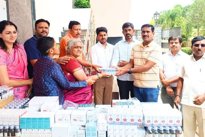 MAllur Puvvada Foundation Hospital Medicine Donation
