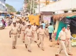 Sidlaghatta Gowri Ganesha Eid Milad Festival Police Marchpast