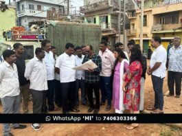 Sidlaghatta Weekly Market Development MLA B N Ravikumar