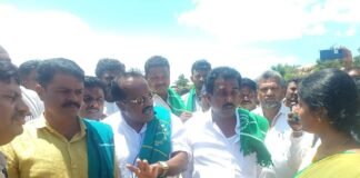 Sidlaghatta Survey Forest department officers Farmers Clash