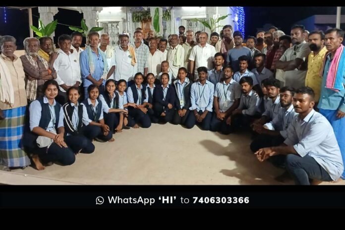 Kalanayakanahalli Villagers GKVK Students Interaction