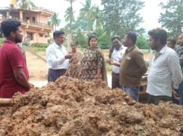 Sidlaghatta Rajakaluve expansion protest