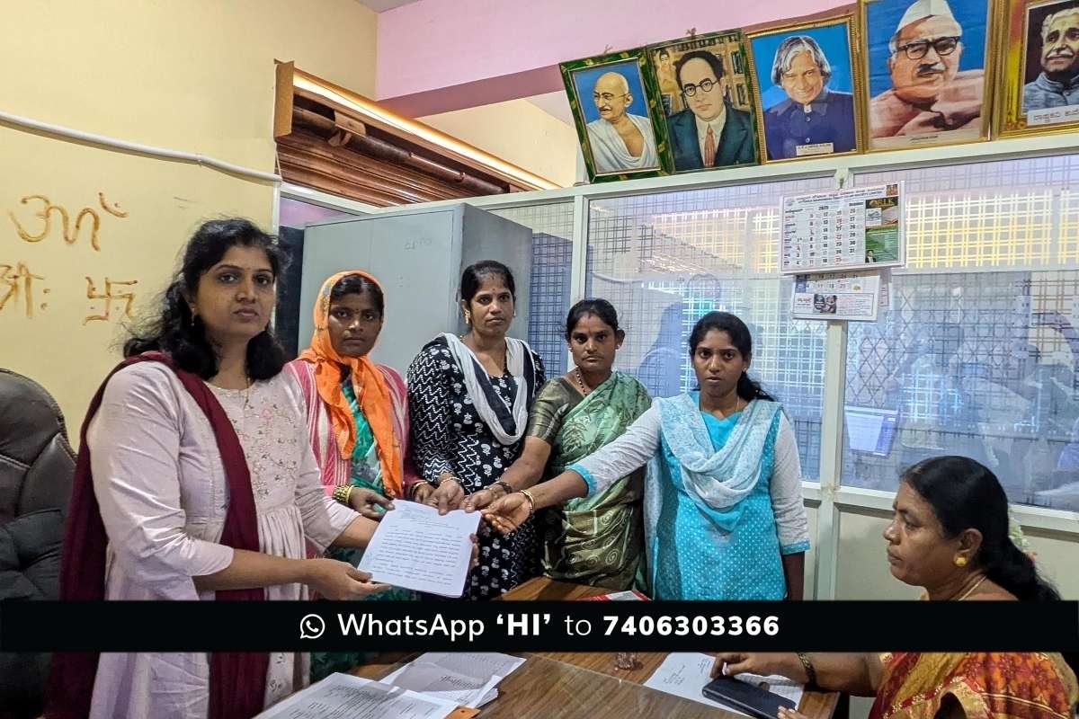 16octs2 Ramalingapura citizens Anganwadi CDPO request