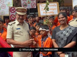Safe Deepavali Campaign Garudadri School sidlaghatta