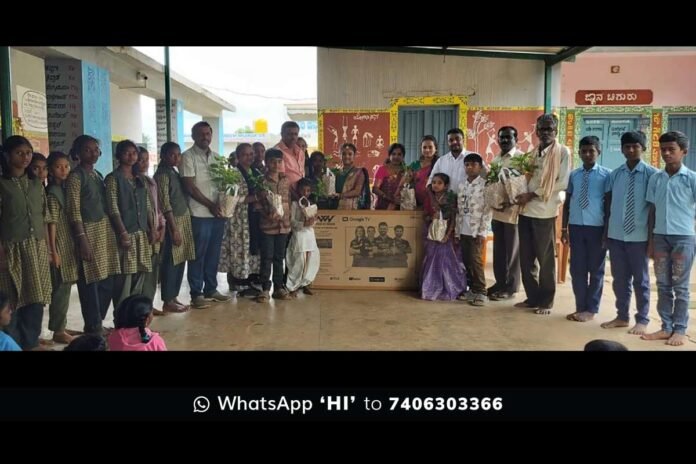 Sugaturu Govt School LED TV Donation