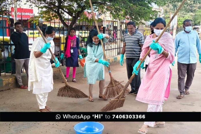 Sidlaghatta Gandhi jayanti Cleaning
