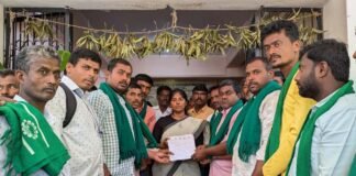 Sidlaghatta raita Sangha Urge Farmers Grievance Meeting