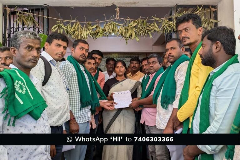 Sidlaghatta raita Sangha Urge Farmers Grievance Meeting