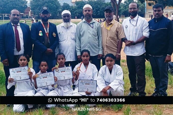 Sidlaghatta Athletes Karate State Level Qualification