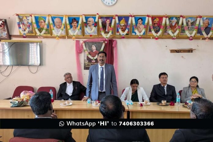 Sidlaghatta Court T P Ramalingegowda urges Timely discharge of cases