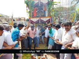 H Cross Sri Seetha Ramanjaneya Swamy Brahmarathotsava
