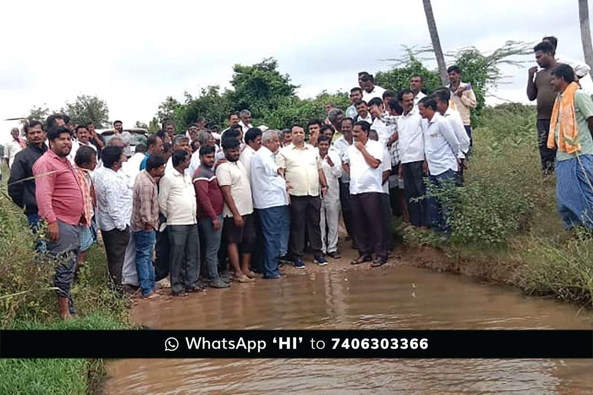 Ramasamudra Lake Full MLA BN Ravikumar visit