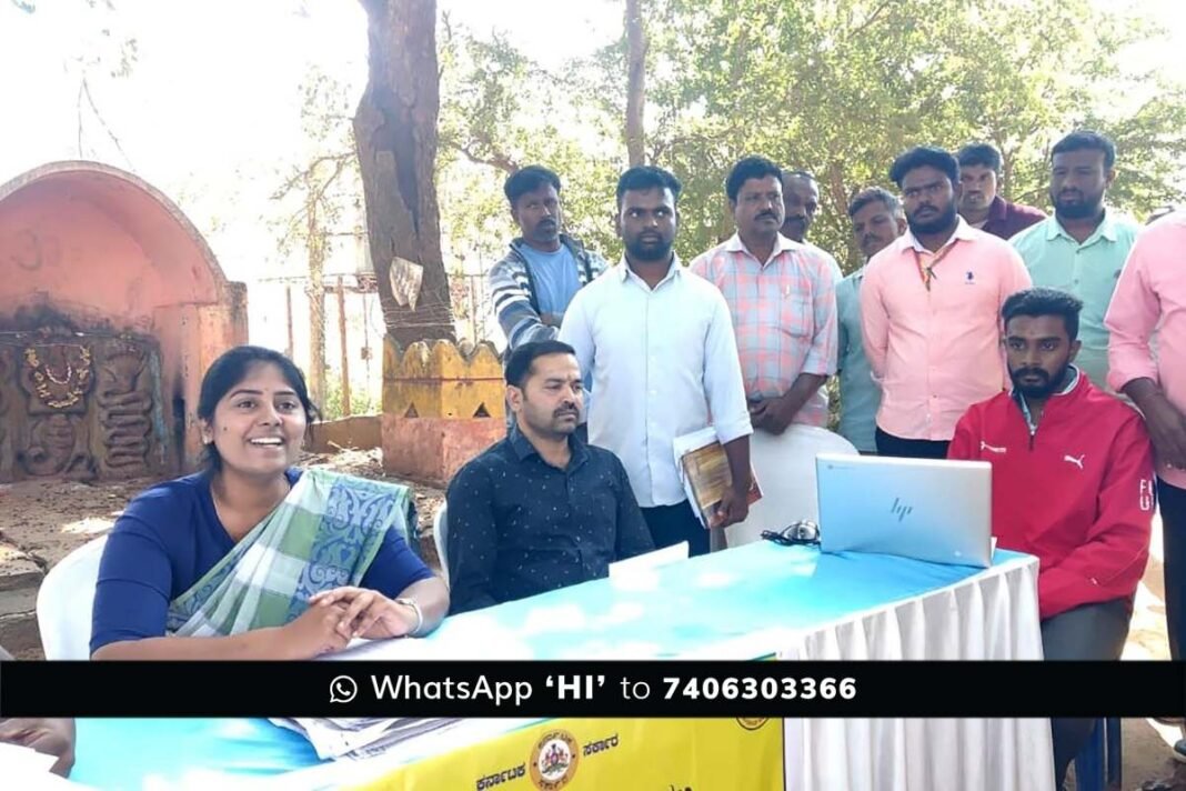 Sidlaghatta e-pauti khata Campaign Tehsildar Gagana Sindhu